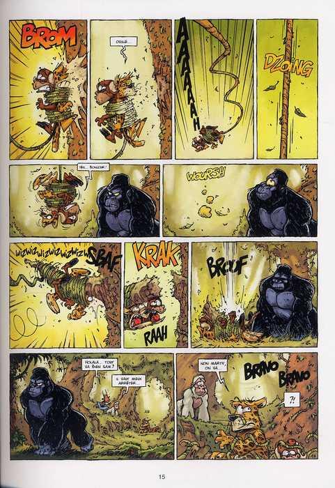 Une planche extraite de GARNIMOS (LES) #2 - Le vilain petit gorille