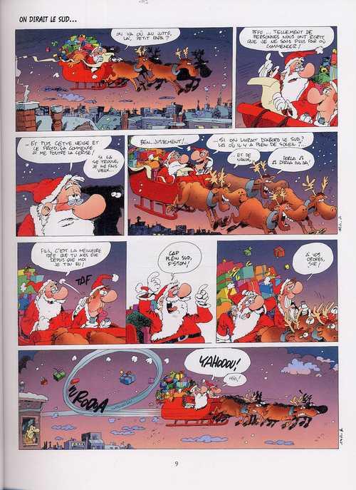 Une planche extraite de PERE NOEL & FILS #2 - Embûches de Noël