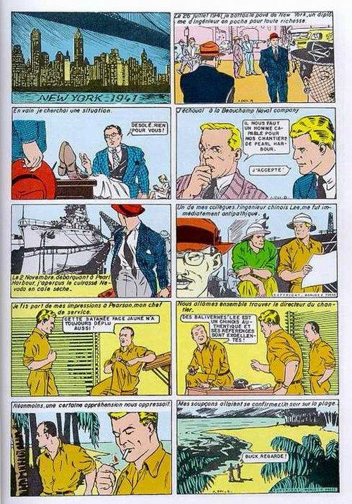 Une planche extraite de BUCK DANNY (TOUT) #1 - La guerre du Pacifique (première partie)