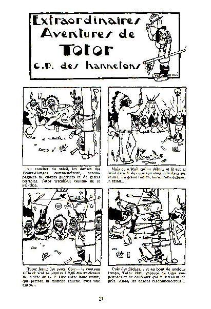 Une planche extraite de TINTIN # - Archives Hergé n°1