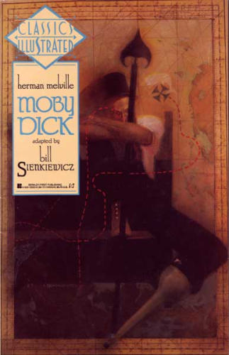 Couverture de CLASSICS ILLUSTRATED #4 - Moby Dick