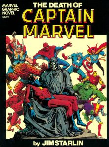 Couverture de The death of Captain Marvel