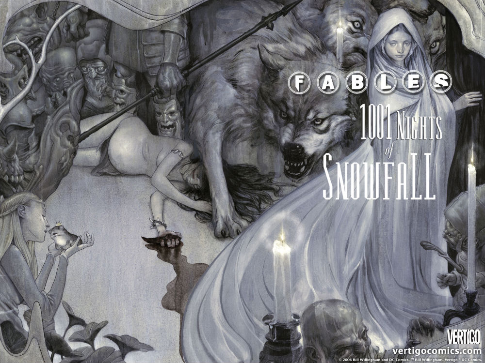 Couverture de FABLES (VO) - 1001 Nights of Snowfall