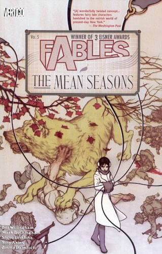 Couverture de FABLES (VO) #5 - The Mean Seasons