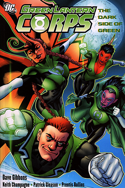 Couverture de GREEN LANTERN CORPS #2 - The dark side of green