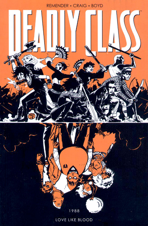 Couverture de DEADLY CLASS (VO) #7 - 1988 - Love like blood