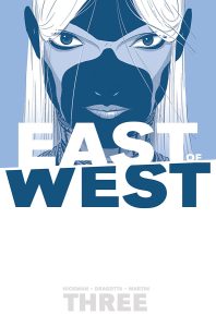 Couverture de EAST OF WEST #3 - There is no us