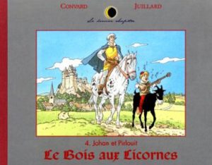 Couverture de DERNIER CHAPITRE (LE) #4 - Johan et Pirlouit - Le bois des licornes