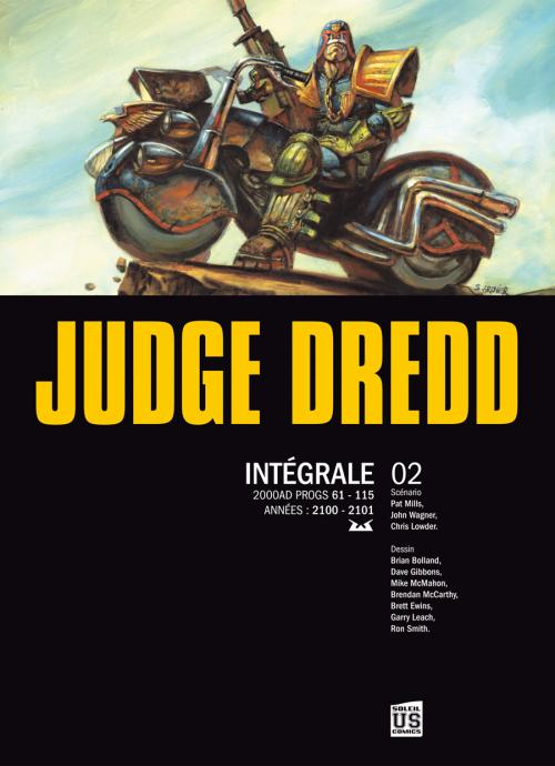 Couverture de JUDGE DREDD L'INTEGRALE EN NOIR ET BLANC #2 - Volume 2