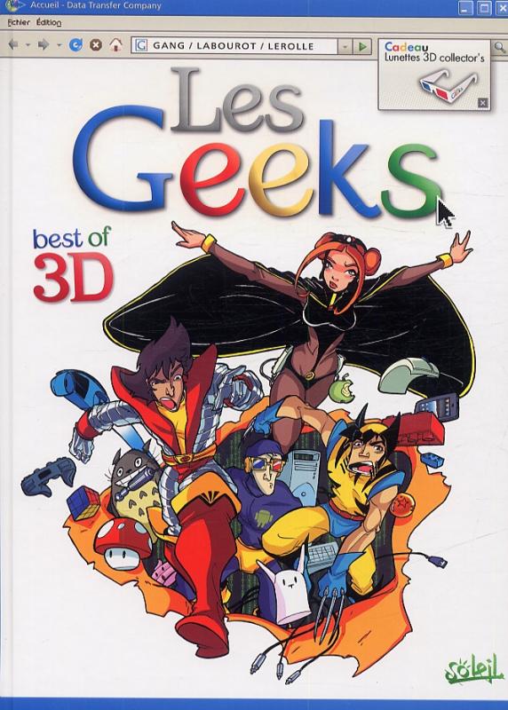 Couverture de GEEKS (LES) # - Best Of 3D + Lunettes 3D Collector's