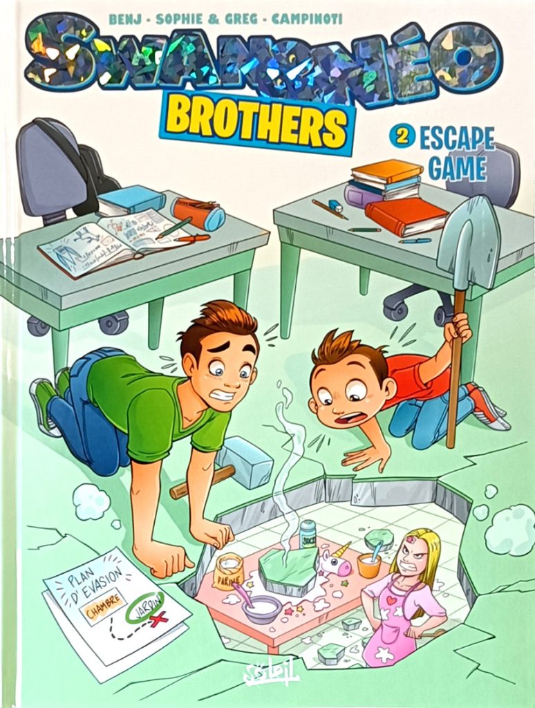 Couverture de SWAN & NÉO BROTHERS #2 - Escape game