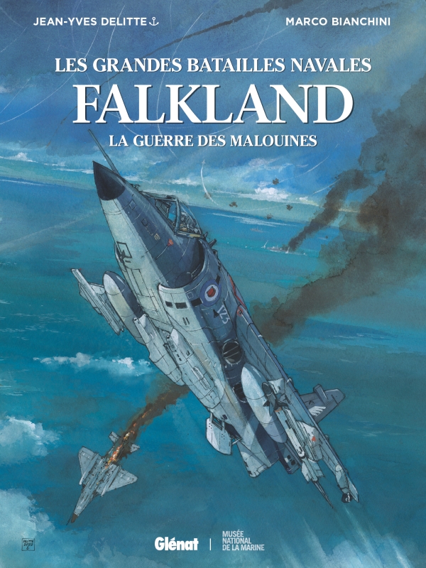 Couverture de GRANDES BATAILLES NAVALES (LES) #18 - Falkland - La guerre des Malouines  