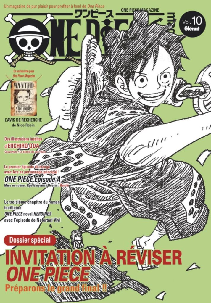 Couverture de ONE PIECE MAGAZINE #10 - Invitation à réviser One Piece  