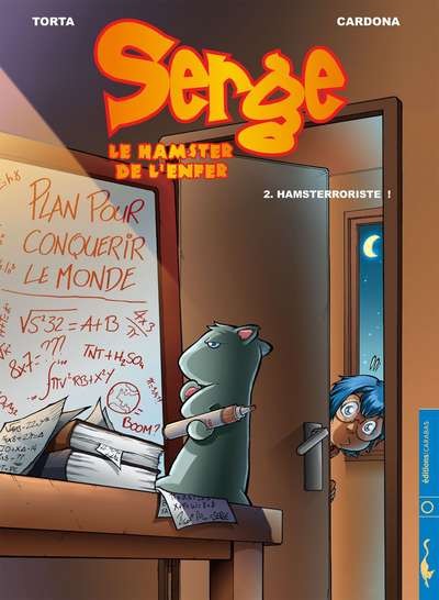 Couverture de SERGE LE HAMSTER DE L'ENFER #2 - Hamsterroriste !