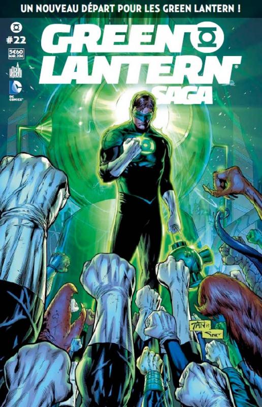 Couverture de GREEN LANTERN SAGA #22 - Un nouveau départ pour les Green Lantern !