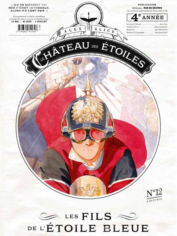 Couverture de CHATEAU DES ETOILES (LE) #12 - Les Fils de l'Etoile Bleue