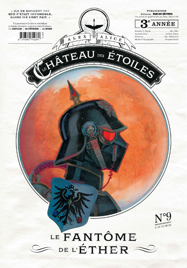 Couverture de CHATEAU DES ETOILES (LE) #9 - Le fantôme de l'Ether