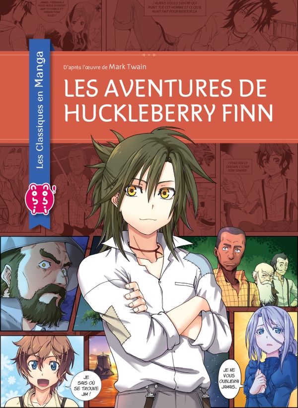 Couverture de Les aventures de Huckleberry Finn