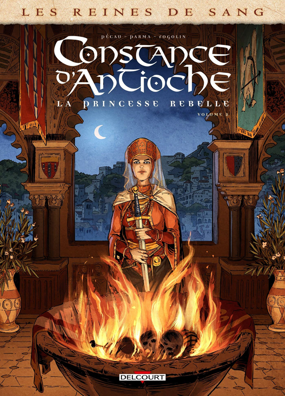 Couverture de REINES DE SANG (LES) #2 - Constance d'Antioche : La Princesse rebelle- Volume 2