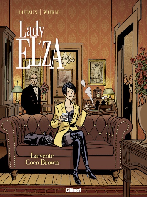 Couverture de LADY ELZA #2 - La vente Coco Brown