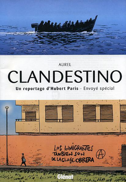 Couverture de Clandestino - Un reportage d'Hubert Paris