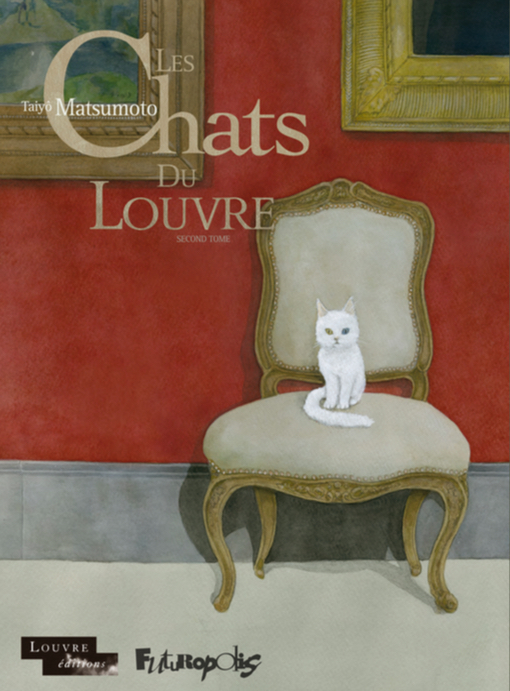 Couverture de Les chats du Louvres