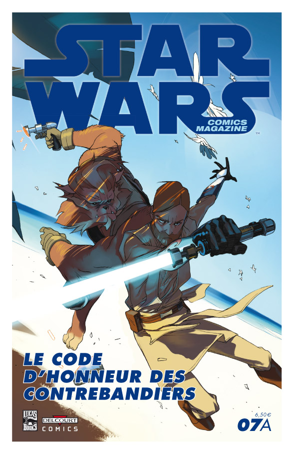 Couverture de STAR WARS COMICS MAGAZINE #7A - Le code d'honneur des contrebandiers