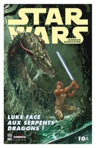 Couverture de STAR WARS MAGAZINE #10A - Luke face aux serpents dragons !