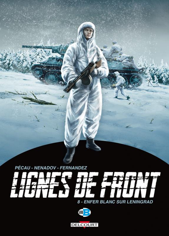 Couverture de LIGNES DE FRONT #8 - Enfer blanc sur Leningrad