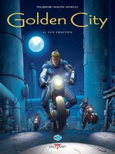 Couverture de GOLDEN CITY #11 - Les Fugitifs 