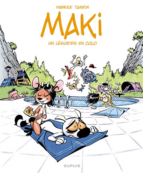 Couverture de MAKI #1 - Un lémurien en colo