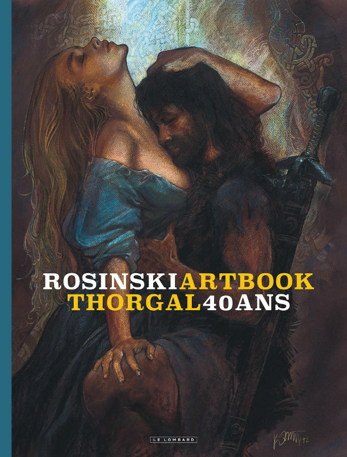Couverture de Rosinski Artbook Thorgal 40 ans