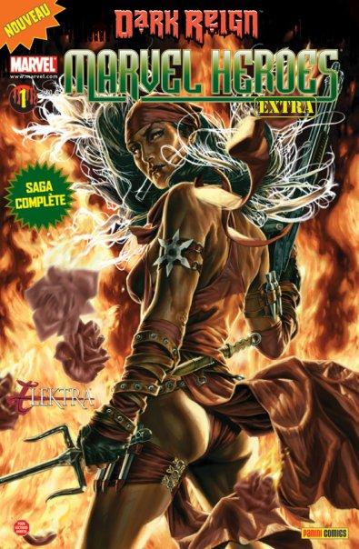 Couverture de MARVEL HEROES EXTRA #1 - Dark Reign Elektra