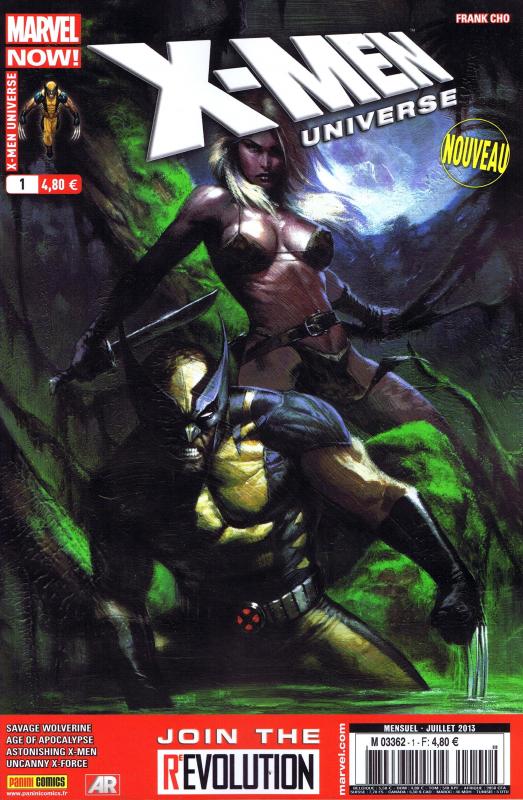 Couverture de X-MEN UNIVERSE (V.4) #1 - Sauvage
