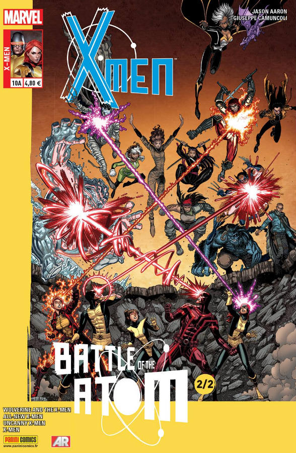 Couverture de X-MEN (V4) #10 - La Bataille des atomes 2/2