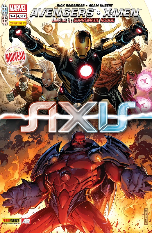 Couverture de AVENGERS & X-MEN : AXIS #1 - Chapitre 1 : Suprematie Rouge
