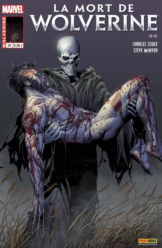 Couverture de WOLVERINE (V4) #24 - La Mort de Wolverine (2/2)
