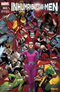 Couverture de INHUMANS VS X-MEN #3 - Inhumans vs X-Men - 3/4