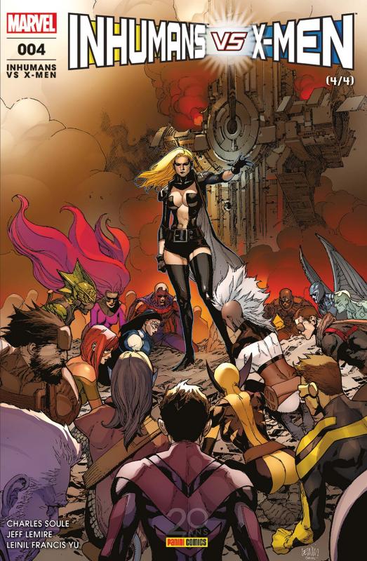 Couverture de INHUMANS VS X-MEN #4 - Inhumans vs X-Men - 4/4