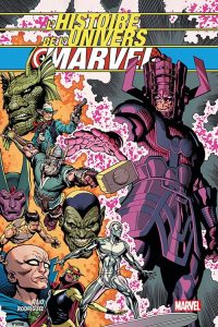 Couverture de L'histoire de l'univers Marvel