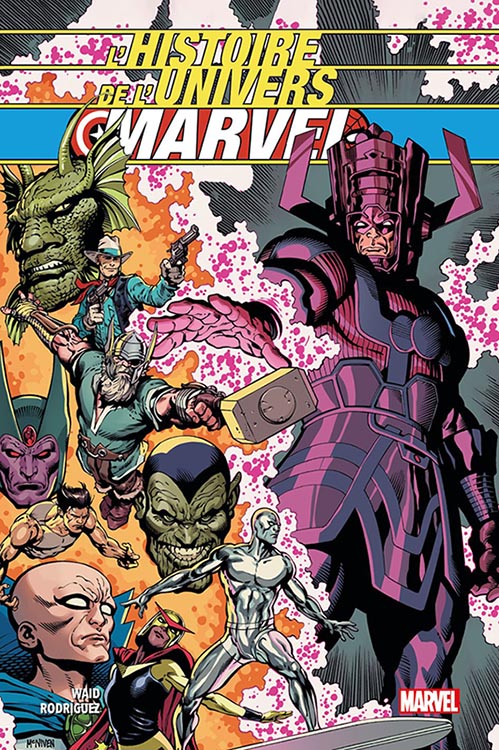 Couverture de L'histoire de l'univers Marvel