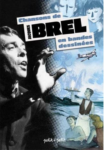 Couverture de CHANSONS EN BANDES DESSINEES # - Jacques Brel