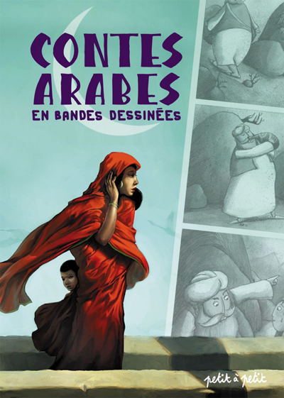 Couverture de Contes arabes en BD