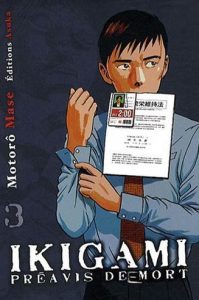Couverture de IKIGAMI PRÉAVIS DE MORT #3 - Volume 3