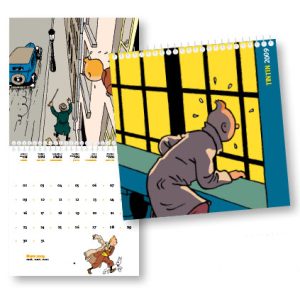Couverture de CALENDRIER 2009 # - Calendrier Tintin 2009