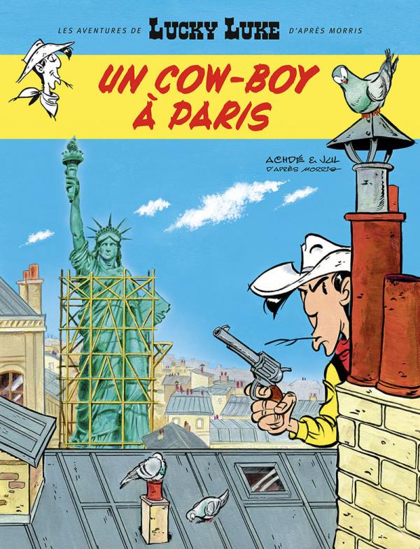 Couverture de AVENTURES DE LUCKY LUKE (LES) #8 - Un cow-boy à Paris