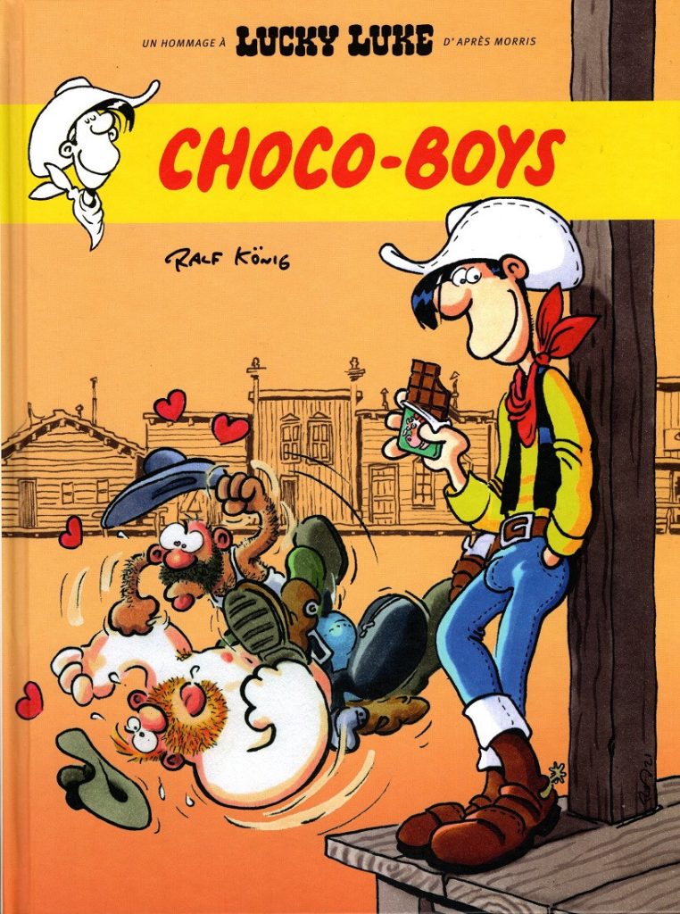 Couverture de LUCKY LUKE VU PAR... # - Choco-boys