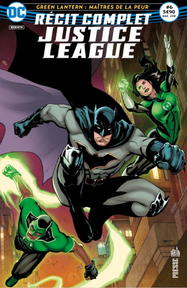 Couverture de RECIT COMPLET JUSTICE LEAGUE  #6 - Green Lantern : Maîtres de la Peur