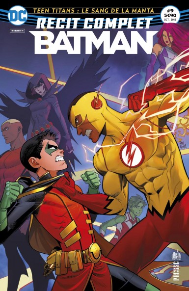 Couverture de RECIT COMPLET BATMAN #9 - Teen Titans : le sang de la Manta