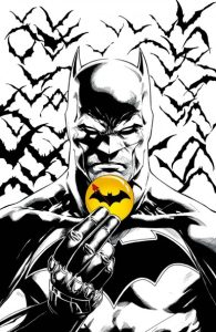 Couverture de BATMAN REBIRTH (PRESSE) #11 - Batman/ Flash " Le Badge - 1/2" - Variant Cover